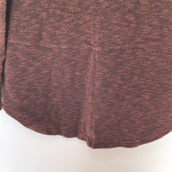 PRANA Women's Frieda Top long sleeve turtleneck oversized XS brown - Picture 7 of 10